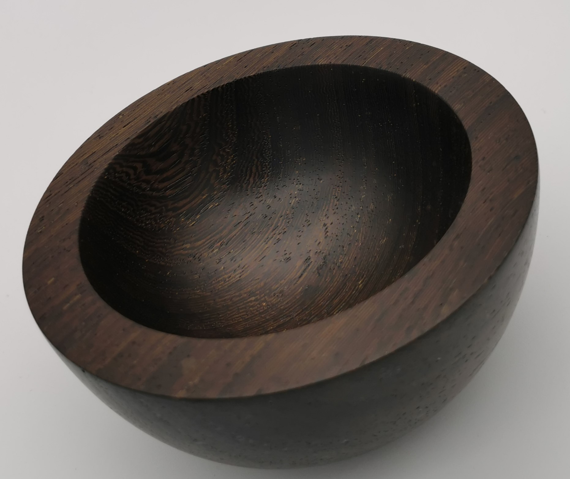 Wenge Schale (Feine Maserung) – Bild 5