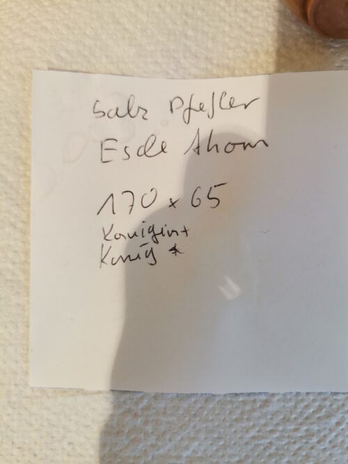 Salz- und Pfeffermühlen-Set aus Esche und Ahorn