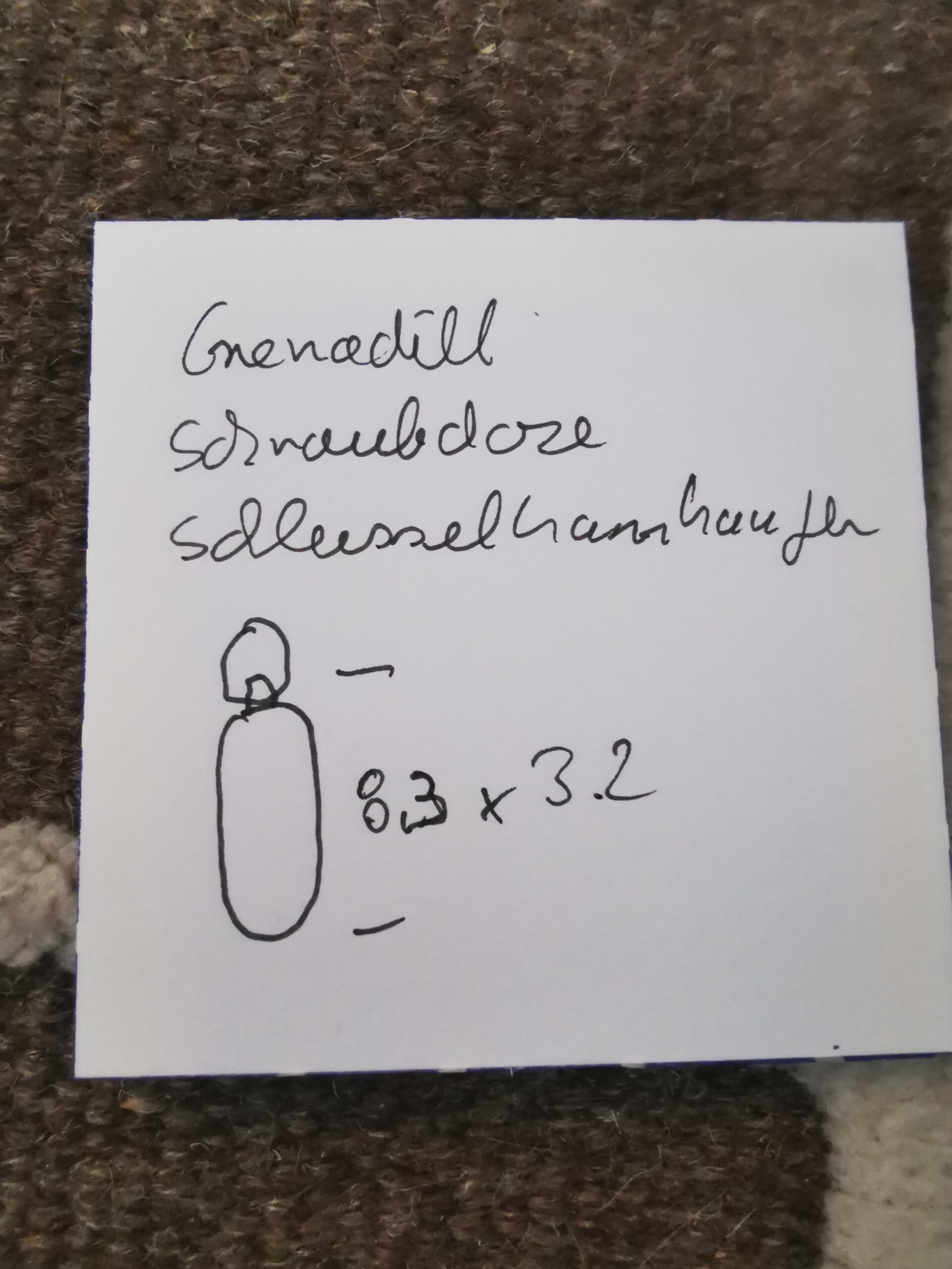 Exklusiver Schraubdosen-Schlüsselanhänger aus edlem Grenadill – Bild 6